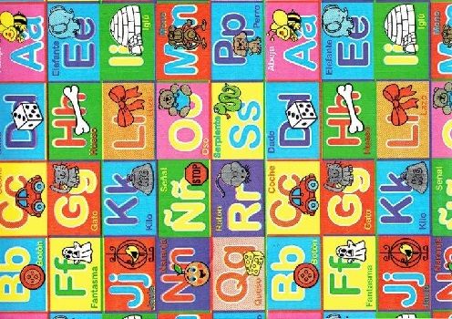 Bobina papel regalo ABC