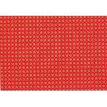 Bobina papel regalo rojo pajaritas